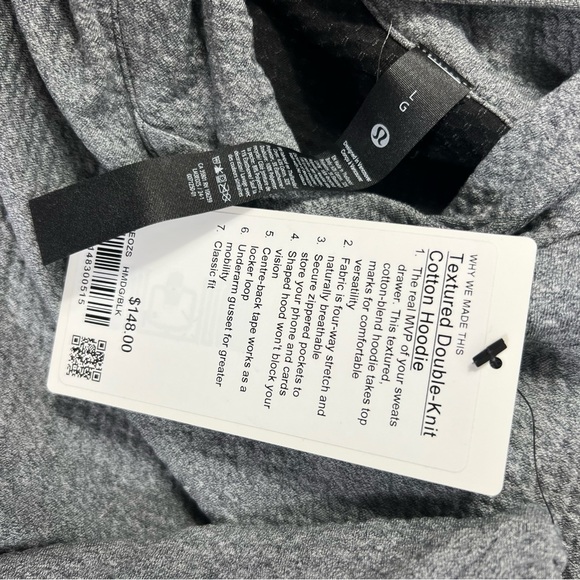 *Lululemon textured double-knit cotton hoodie - Picture 4 of 4